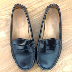 Tods junior loafers in dark brown